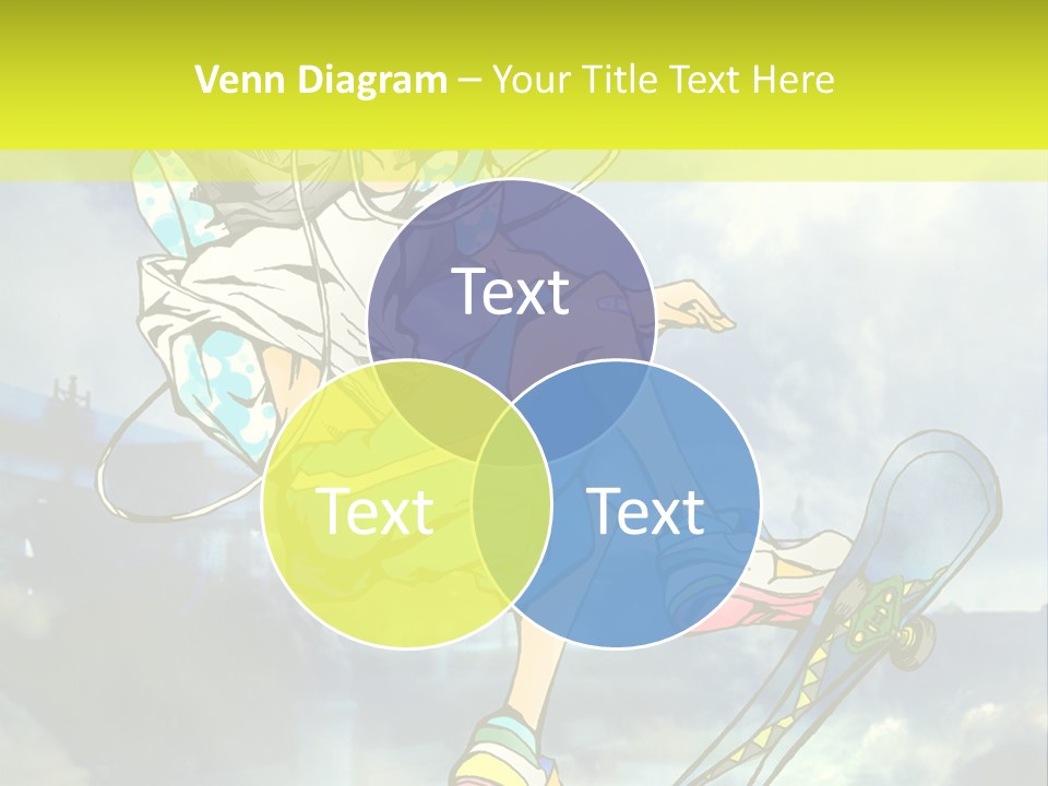 A Person On A Skateboard In The Air PowerPoint Template