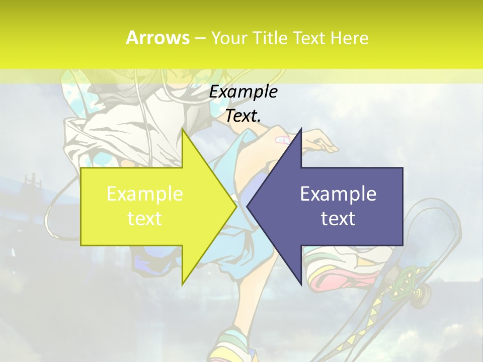 A Person On A Skateboard In The Air PowerPoint Template