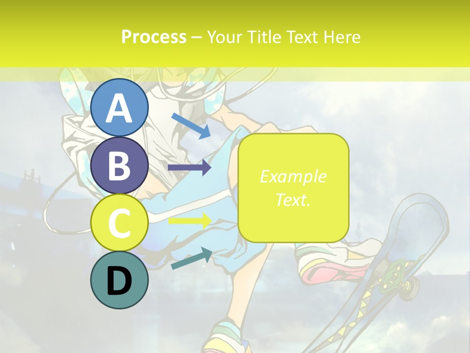 A Person On A Skateboard In The Air PowerPoint Template