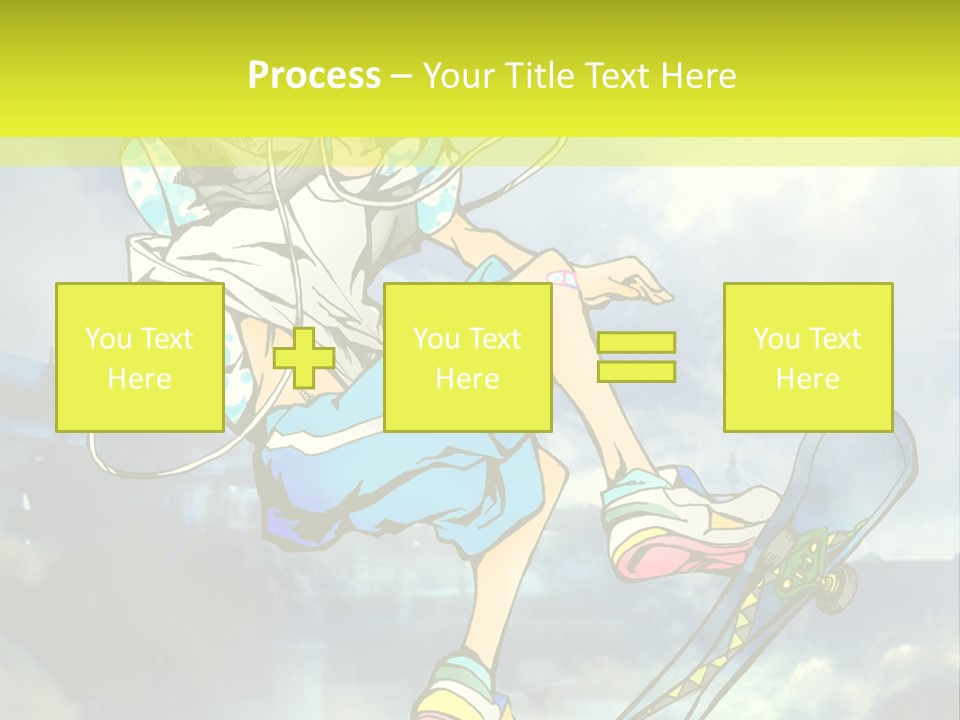 A Person On A Skateboard In The Air PowerPoint Template