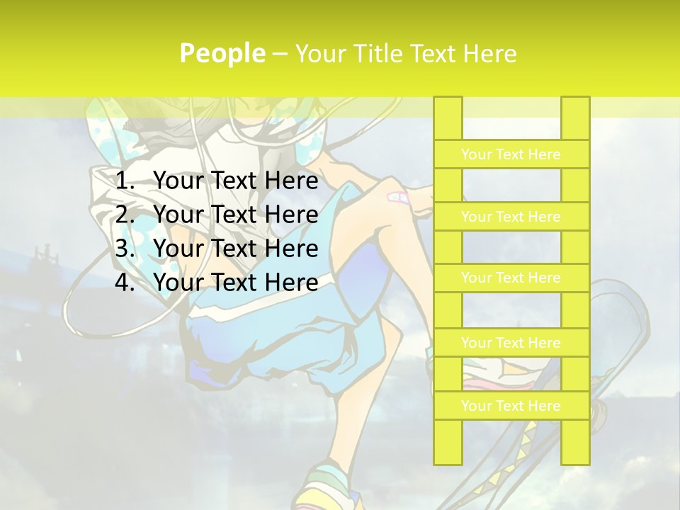 A Person On A Skateboard In The Air PowerPoint Template