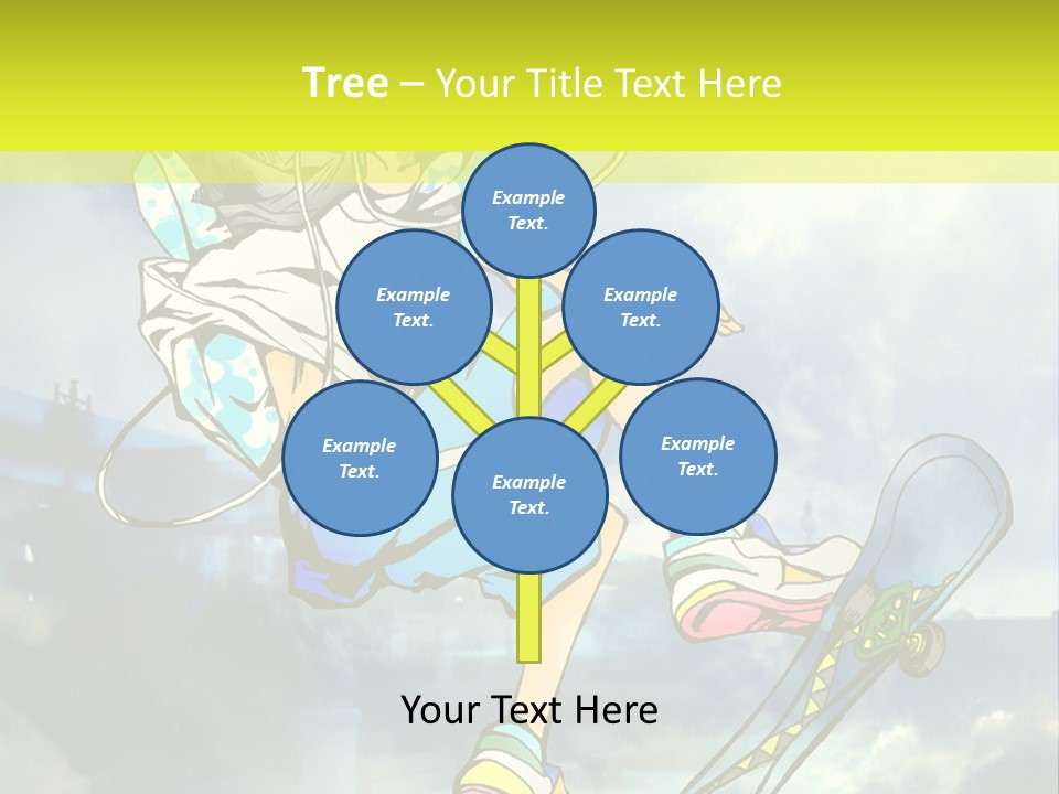 A Person On A Skateboard In The Air PowerPoint Template