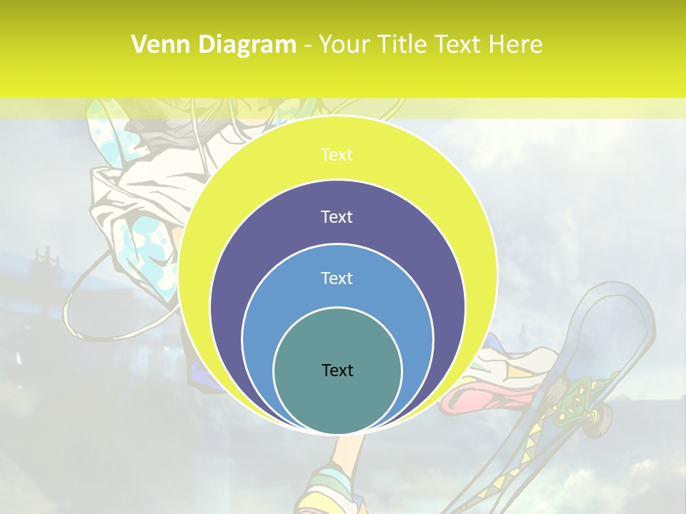 A Person On A Skateboard In The Air PowerPoint Template