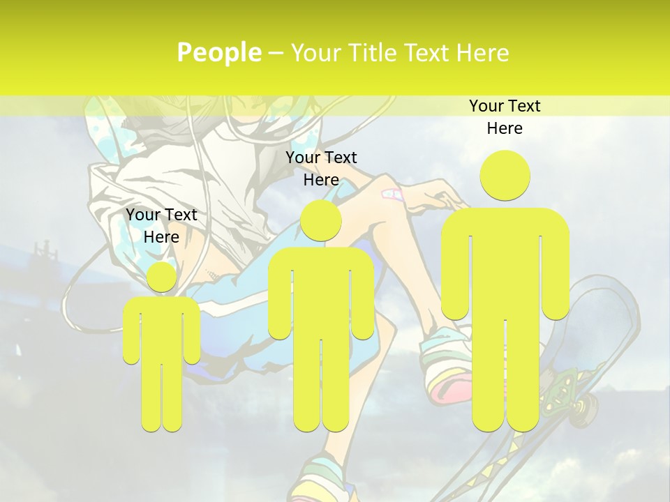 A Person On A Skateboard In The Air PowerPoint Template