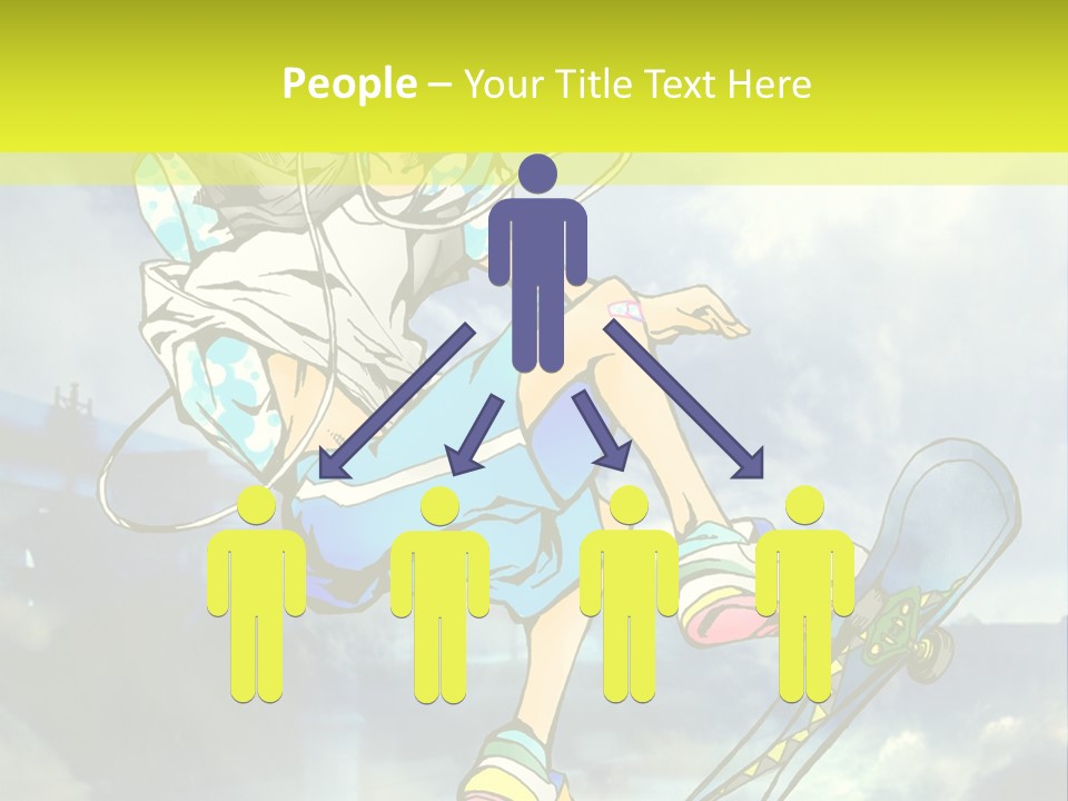 A Person On A Skateboard In The Air PowerPoint Template