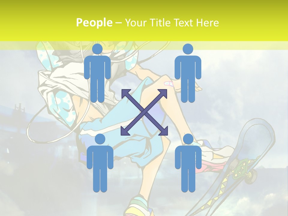 A Person On A Skateboard In The Air PowerPoint Template