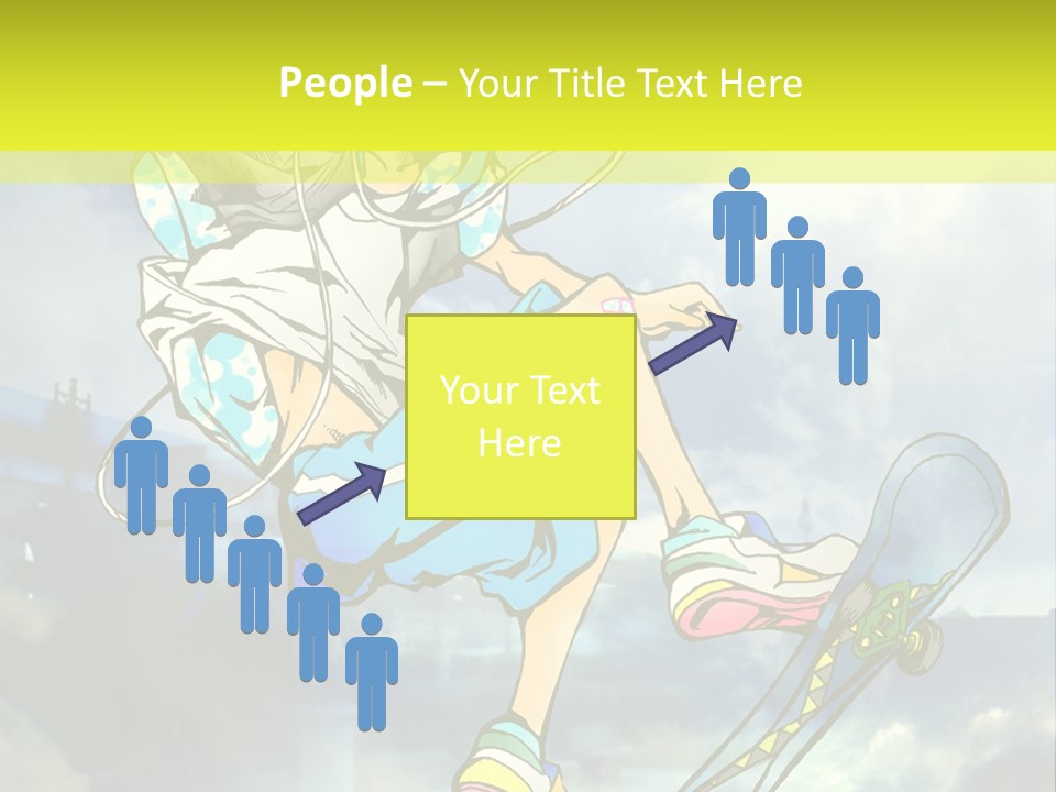 A Person On A Skateboard In The Air PowerPoint Template