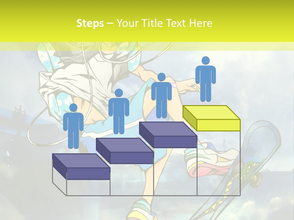 A Person On A Skateboard In The Air PowerPoint Template