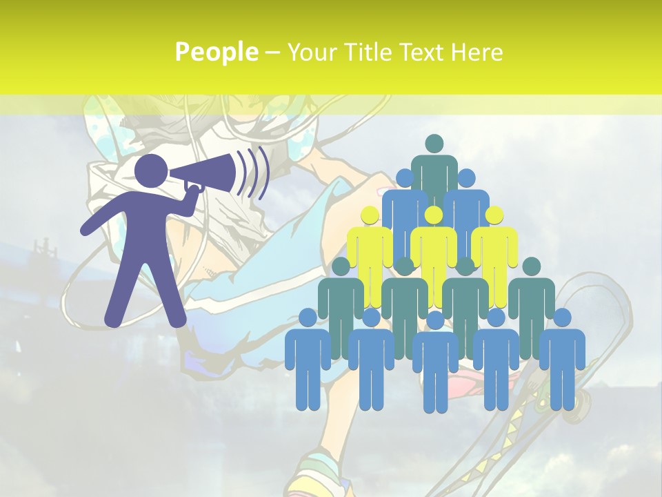 A Person On A Skateboard In The Air PowerPoint Template