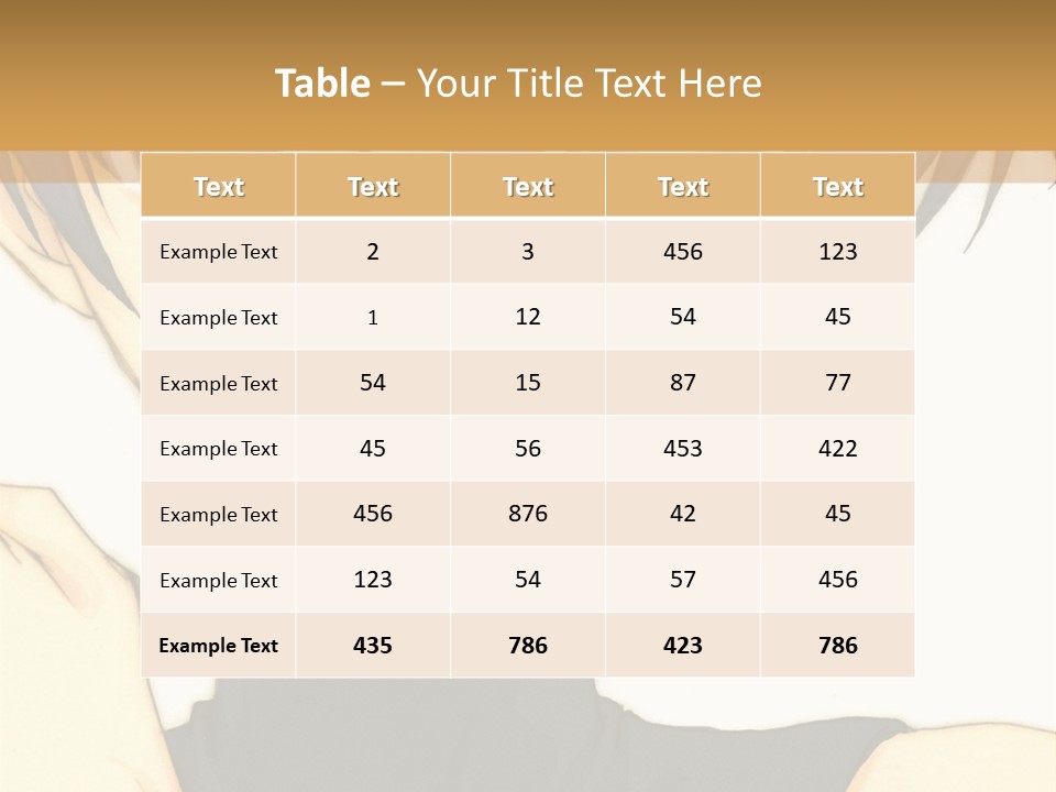 An Anime Character With Blue Hair And Blue Eyes PowerPoint Template