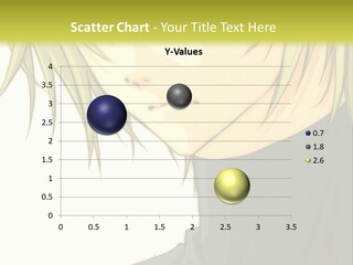 A Anime Character With Blonde Hair And Blue Eyes PowerPoint Template