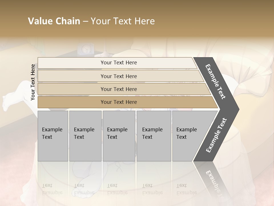 A Woman Laying On A Bed In A Room PowerPoint Template