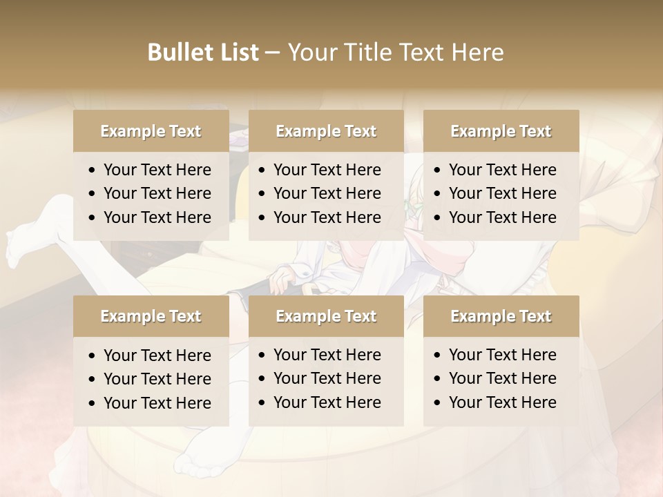 A Woman Laying On A Bed In A Room PowerPoint Template