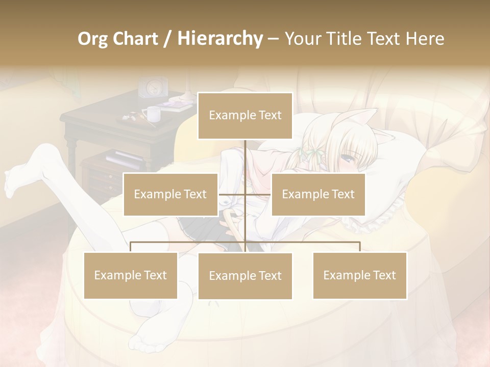 A Woman Laying On A Bed In A Room PowerPoint Template