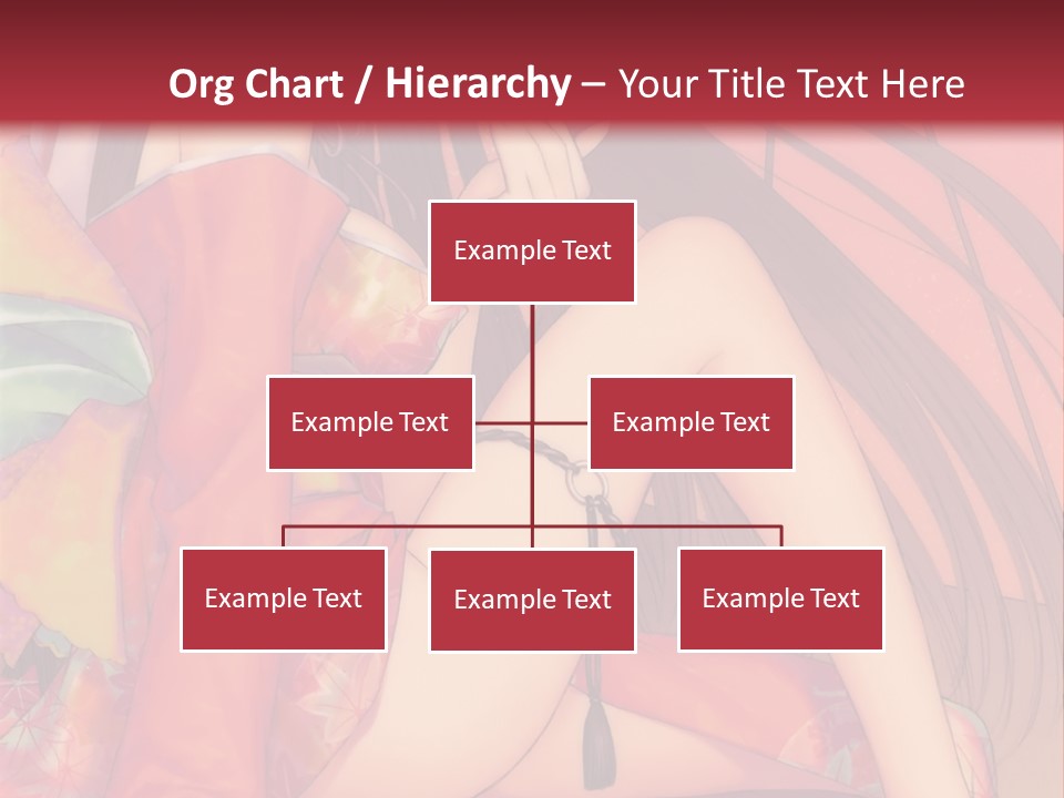 A Woman In A Kimono Sitting On A Bed PowerPoint Template