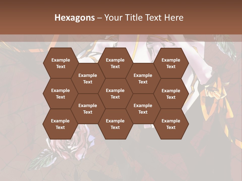 A Woman Sitting On A Chair With Roses In Her Hand PowerPoint Template