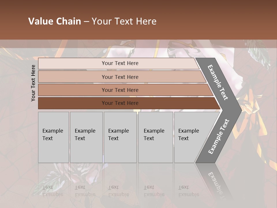 A Woman Sitting On A Chair With Roses In Her Hand PowerPoint Template