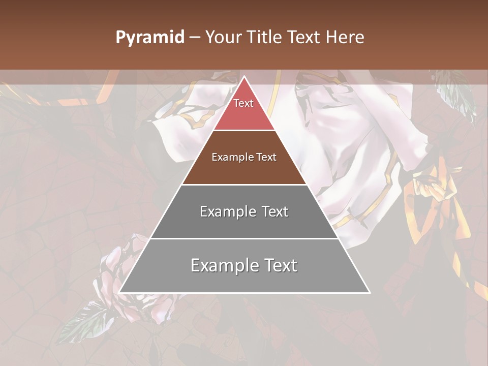 A Woman Sitting On A Chair With Roses In Her Hand PowerPoint Template