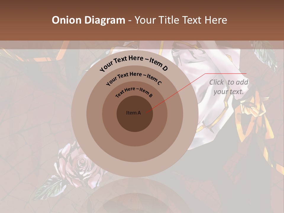 A Woman Sitting On A Chair With Roses In Her Hand PowerPoint Template