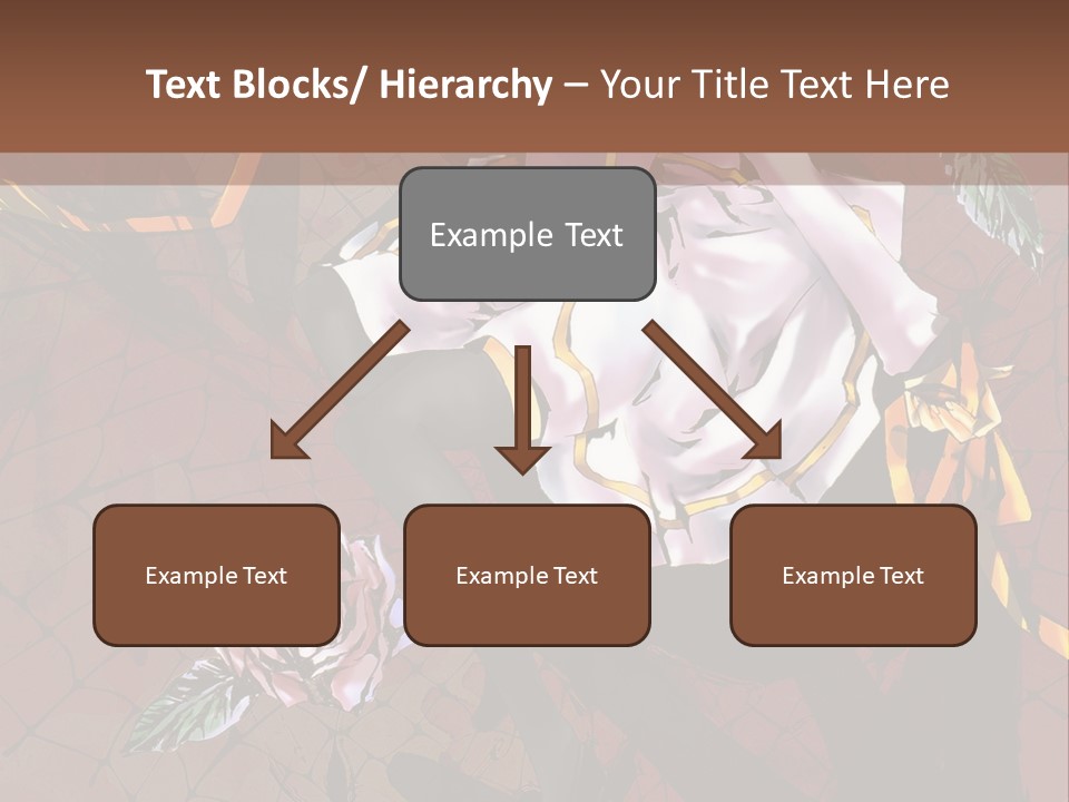 A Woman Sitting On A Chair With Roses In Her Hand PowerPoint Template