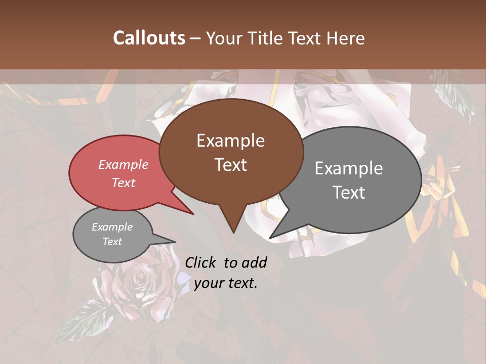 A Woman Sitting On A Chair With Roses In Her Hand PowerPoint Template