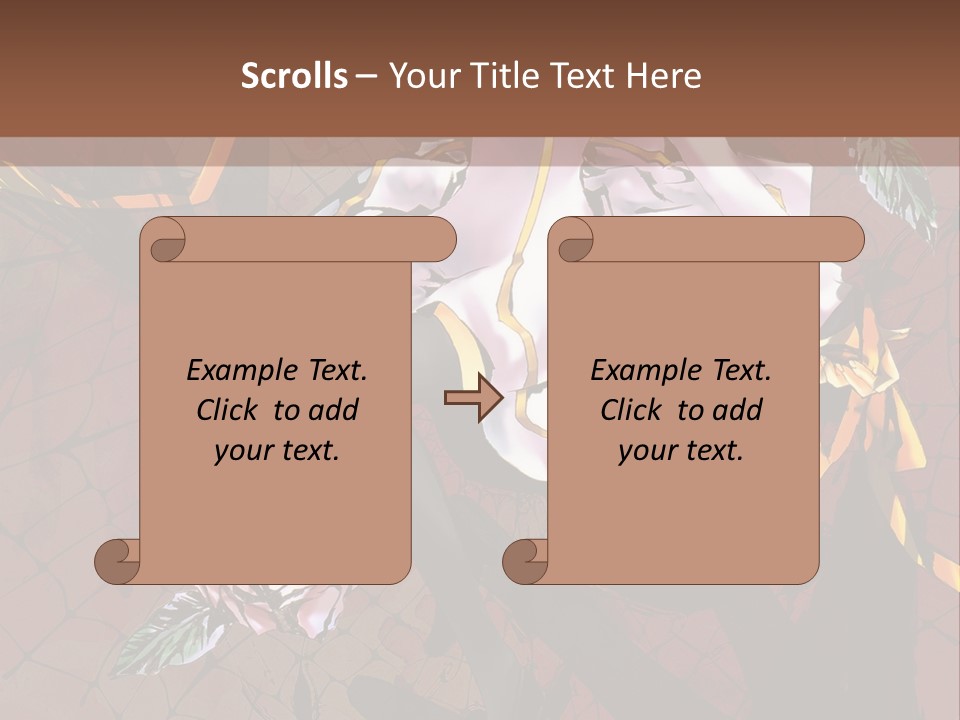 A Woman Sitting On A Chair With Roses In Her Hand PowerPoint Template