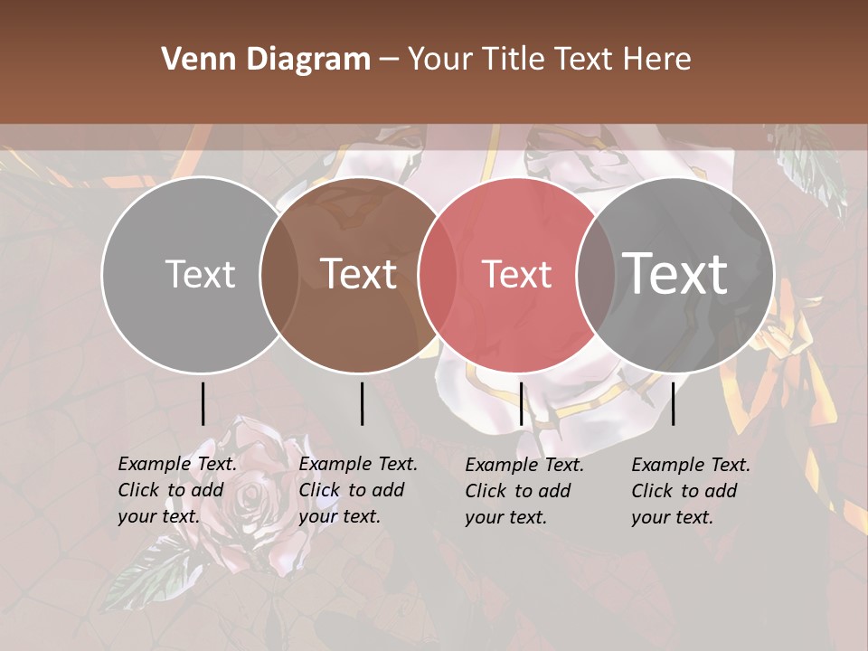 A Woman Sitting On A Chair With Roses In Her Hand PowerPoint Template