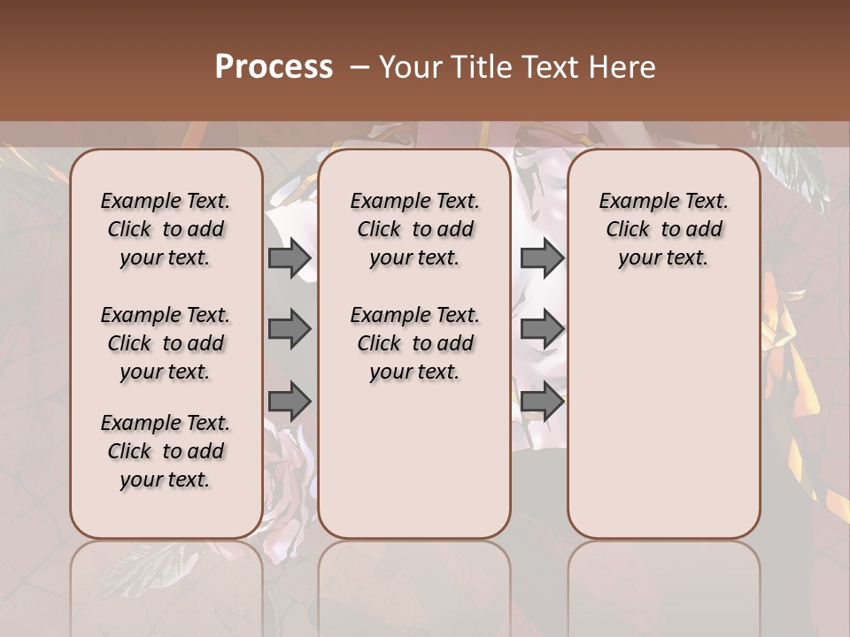 A Woman Sitting On A Chair With Roses In Her Hand PowerPoint Template