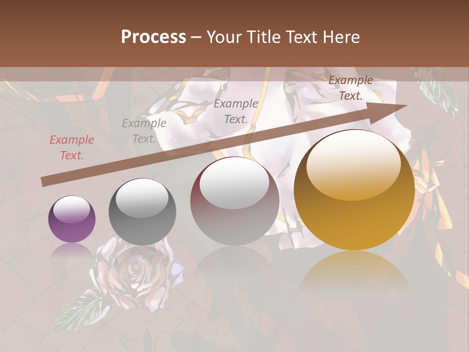 A Woman Sitting On A Chair With Roses In Her Hand PowerPoint Template