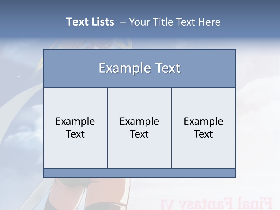 A Woman In A Green Dress Is Standing In The Sky PowerPoint Template