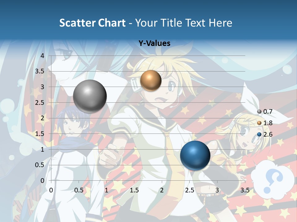 A Group Of Anime Characters Standing In Front Of A Background PowerPoint Template