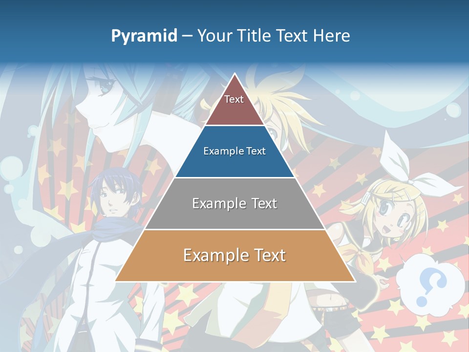 A Group Of Anime Characters Standing In Front Of A Background PowerPoint Template