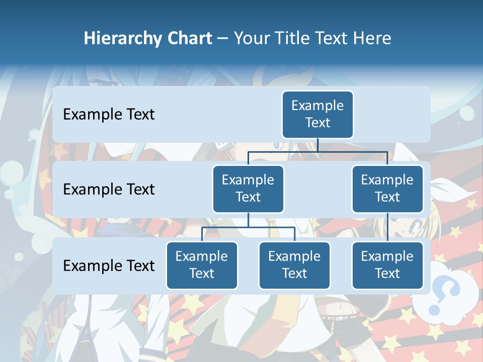 A Group Of Anime Characters Standing In Front Of A Background PowerPoint Template