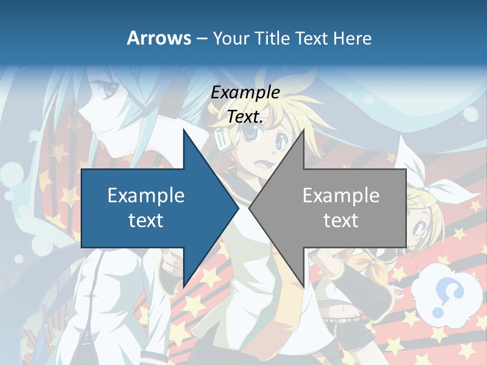 A Group Of Anime Characters Standing In Front Of A Background PowerPoint Template