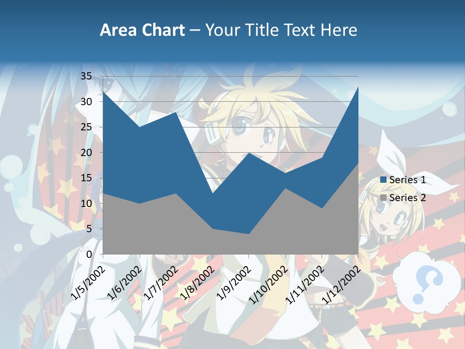A Group Of Anime Characters Standing In Front Of A Background PowerPoint Template