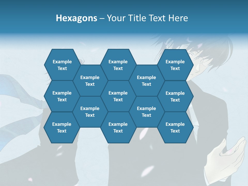A Couple Of People Standing Next To Each Other PowerPoint Template