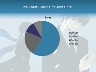 A Couple Of People Standing Next To Each Other PowerPoint Template