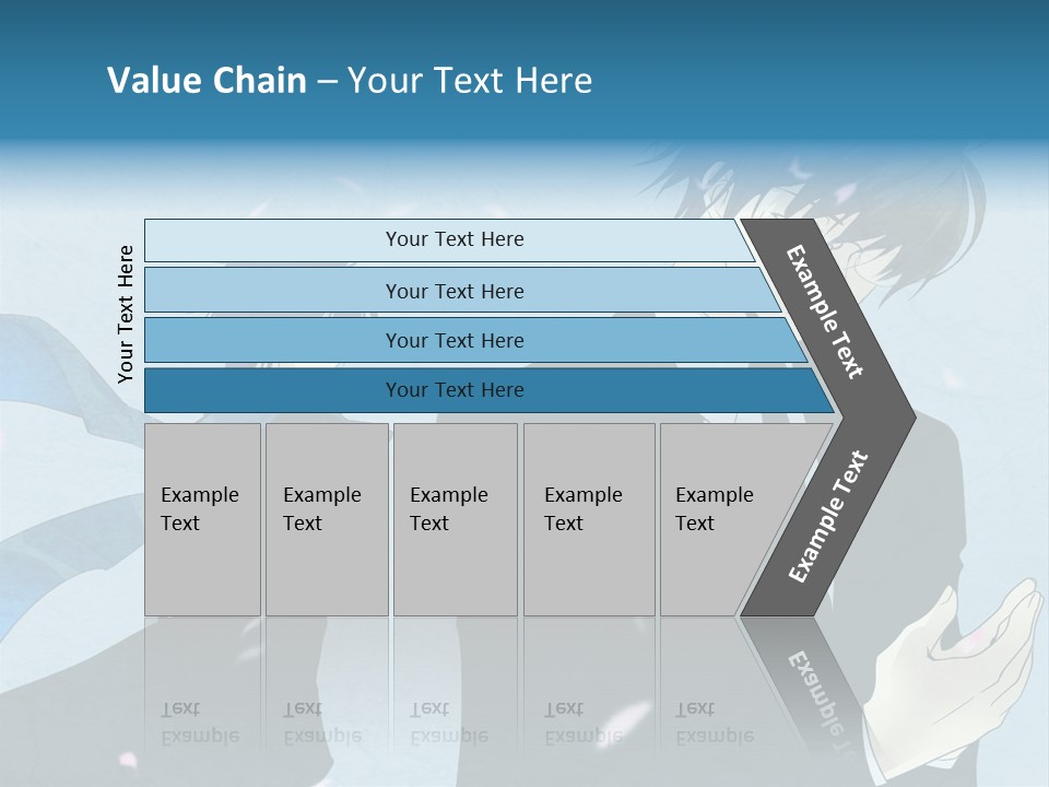 A Couple Of People Standing Next To Each Other PowerPoint Template