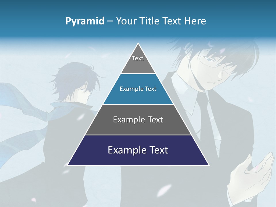 A Couple Of People Standing Next To Each Other PowerPoint Template