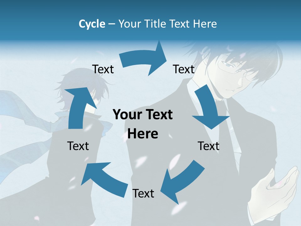 A Couple Of People Standing Next To Each Other PowerPoint Template