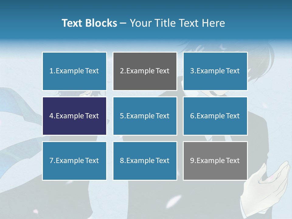 A Couple Of People Standing Next To Each Other PowerPoint Template