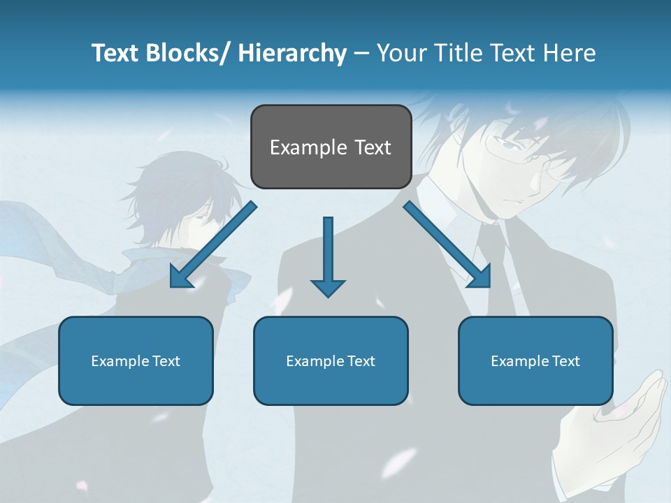 A Couple Of People Standing Next To Each Other PowerPoint Template