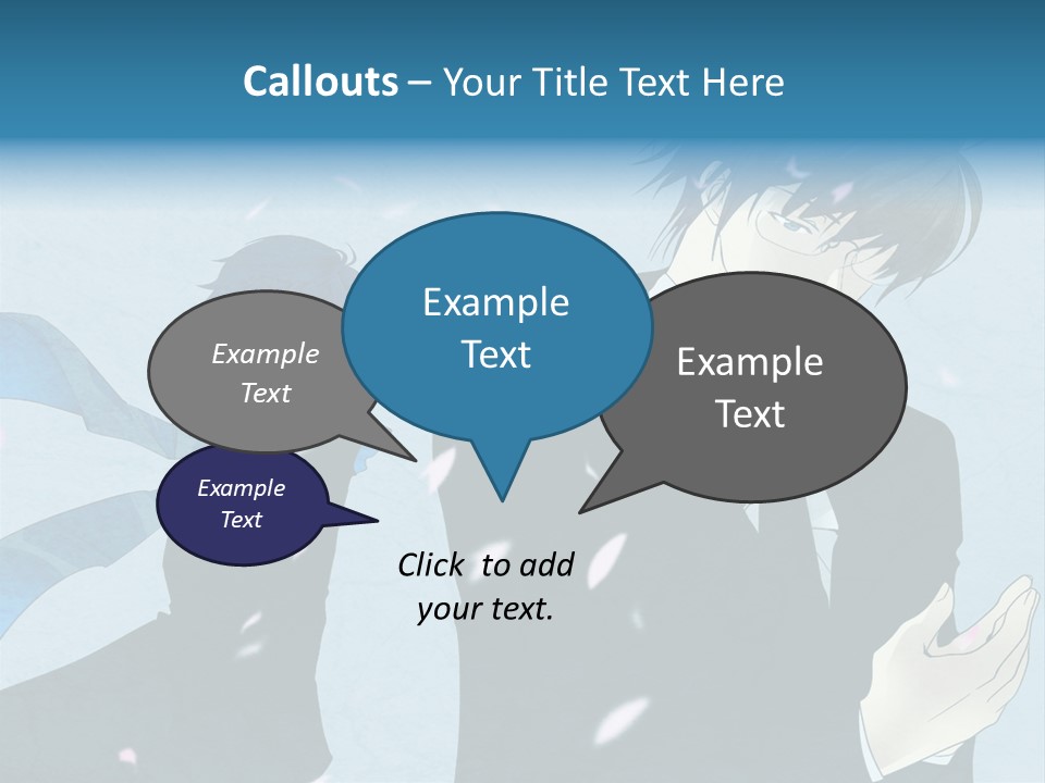 A Couple Of People Standing Next To Each Other PowerPoint Template