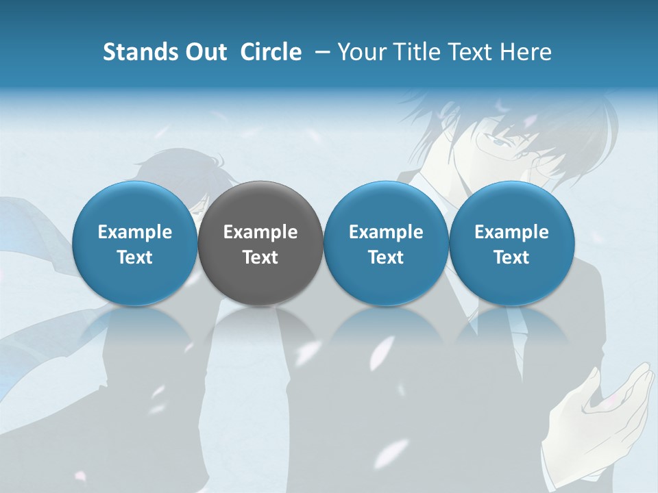 A Couple Of People Standing Next To Each Other PowerPoint Template