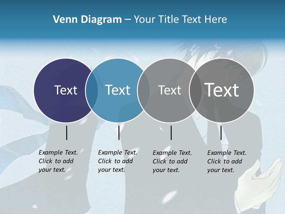 A Couple Of People Standing Next To Each Other PowerPoint Template