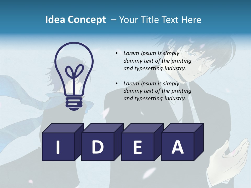 A Couple Of People Standing Next To Each Other PowerPoint Template
