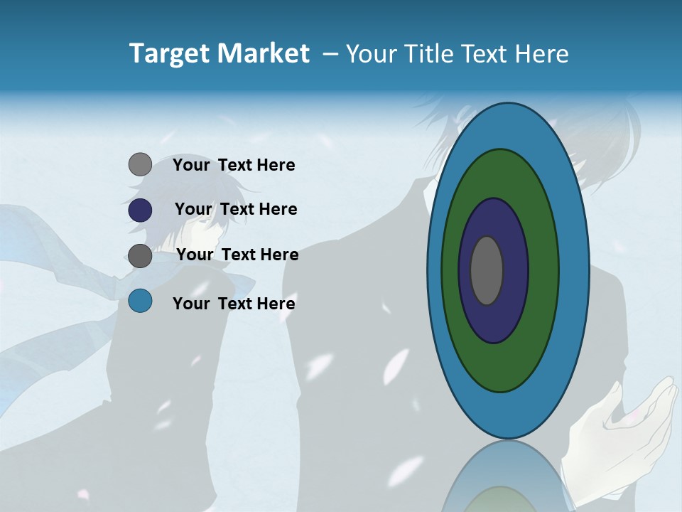 A Couple Of People Standing Next To Each Other PowerPoint Template