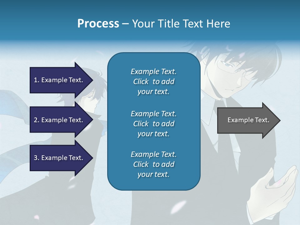 A Couple Of People Standing Next To Each Other PowerPoint Template