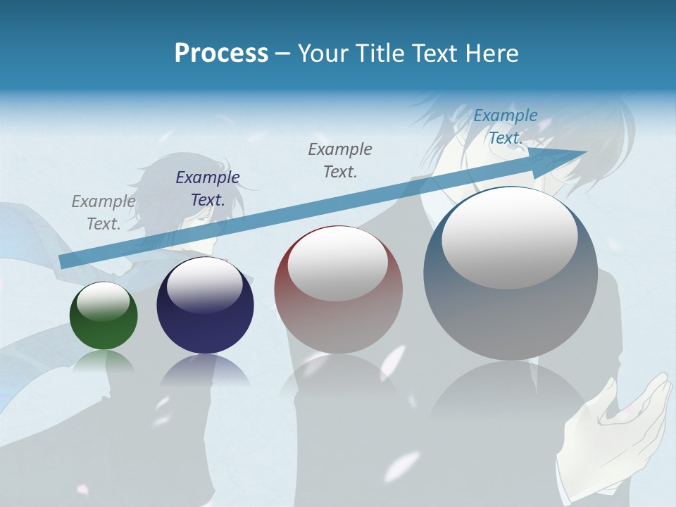 A Couple Of People Standing Next To Each Other PowerPoint Template