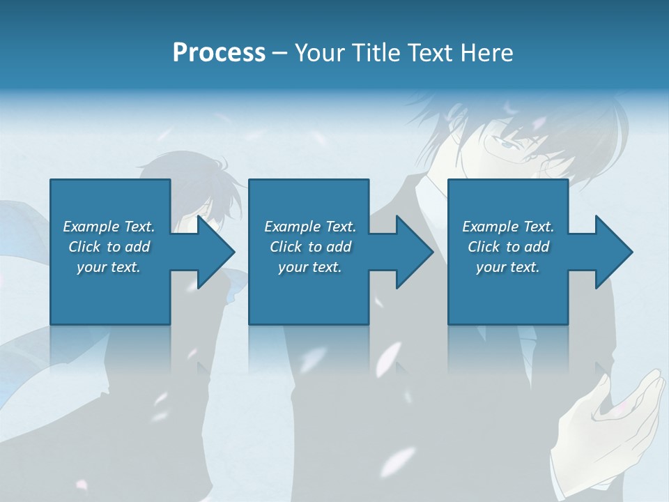 A Couple Of People Standing Next To Each Other PowerPoint Template